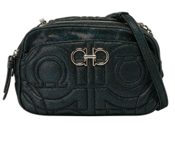 Gancini Camera Bag, Fabric, Navy, EZ-21-HO86, 3*